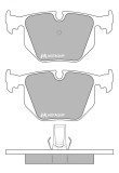 MOTAQUIP LVXL501 set placute frana,frana disc