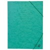 Mapă Hartie A4 Verde cu Elastic, 25.5x34.5 cm - Organizare Documente Birou/Școală