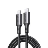 Cumpara ieftin Cablu de date si incarcare UGREEN USB-C to USB-C PD Fast Charging Cable, USB-C la USB-C, 1 m, Negru
