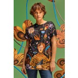 Medicine tricou din bumbac femei, culoarea negru, cu spate descoperit