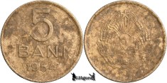 1954, 5 Bani - RPR - Romania