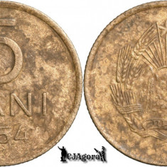 1954, 5 Bani - RPR - Romania