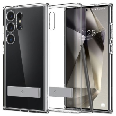 Husa pentru Samsung Galaxy S24 Ultra - Spigen Ultra Hybrid S - Clear foto