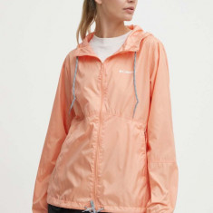 Columbia geacă windbreaker Flash Forward culoarea portocaliu 1585911