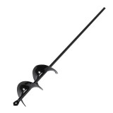 Burghiu de pamant pentru bormasina Micul Fermier, 6 cm, 45 cm, otel rezistent