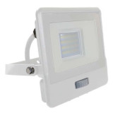 Cumpara ieftin Proiector LED V-tac cu senzor miscare, 20W, 1510 lm, lumina rece, 6400K, IP65 - alb