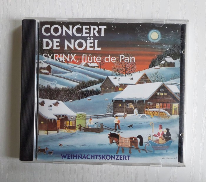 CD - Concert de Noel, Syrinx, Flute de Pan - Simion Stanciu la nai, Craciun
