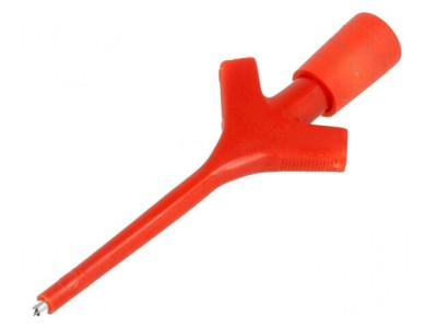Clips de măsurare cu pensetă roșie 60VDC 0,64mm 2A foto