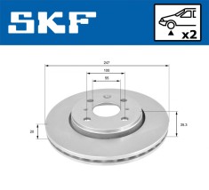 SKF VKBD 80043 V2 Disc frana foto