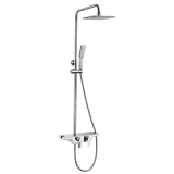 Sistem de Dus cu Para si Pipa Pivotanta Lemark Tropic LM7006C Crom