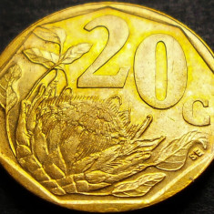 Moneda 20 CENTI - AFRICA de SUD, anul 1997 *cod 662 = AFERIKA BORWA