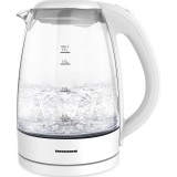 Fierbator electric Heinner HEK-2200GWH, 1850-2200W, 1.7L, baza incalzire cu lumina LED, oprire automata, spatiu depozitare, picioruse antialunecare, c