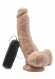 Vibratoare realiste - Get Real Penis Vibrator 20 cm cu Testicule