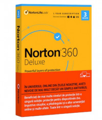 Antivirus NORTON 360 Deluxe SOF20061 Backup 25GB 1 User 3 Dispozitive foto