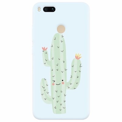 Husa silicon pentru Xiaomi Mi A1, Cactus foto