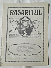 Revista Rasaritul, anul V, nr.45-48/1923 (din cuprins, versuri de V.Militaru) foto