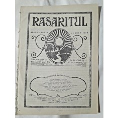 Revista Rasaritul, anul V, nr.45-48/1923 (din cuprins, versuri de V.Militaru)