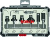 Bosch Set 6 freze HM tija 8mm - 3165140958004