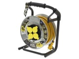 Prelungitor alimentare KEL 3x1,5mm2 4 prize gumă galben 40m 16A