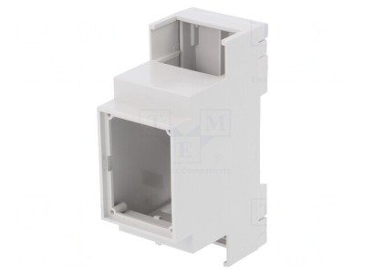 Carcasă pentru șină DIN 90x36.2x53mm gri foto