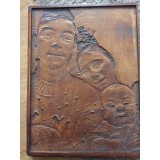 Lemn masiv sculptat (refuz) tablou