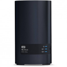 Network Storage Western Digital My Cloud Expert Series EX2 Ultra 4TB Gigabit Ethernet USB 3.0 Black foto