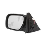 Oglinda exterioara Mitsubishi Pajero, 09.20, partea Stanga, culoare sticla crom, sticla convexa, cu carcasa grunduita, cu incalzire, ajustare