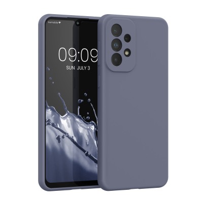 Husa Kwmobile pentru Samsung Galaxy A33 5G, Mov, Silicon, 57833.136 foto