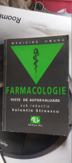 FARMACOLOGIE , TESTE DE AUTOEVALUARE , VALENTIN STROESCU EDITURA ALL foto