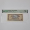 Bancnota 5 Lei 1966, Gradata PMG 66 EPQ, UNC, Romania