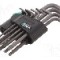 Set chei Torx&reg;, {{Material}}, TX10, TX15, TX20, TX25, TX27, TX30, TX40, TX08, TX09, lungime {{Lungime totala}}, WERA - 05073598001