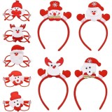 Cumpara ieftin Set de 16 cordelute si ochelari pentru Craciun, ideal pentru costumatie, design jucaus si vesel Universal Mos Craciun Alb 14 cm 14 cm