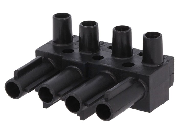 Conector regletă deconectabilă ST18 neagră
