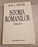 Istoria romanilor volumul 2 Ion Nistor