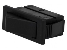 Comutator Rocker Negru SPST 16A/250V 20A/28V