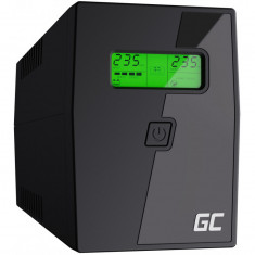 UPS line interactiv 600VA/360W, afisaj LCD, UPS01LCD PowerProof Greencell