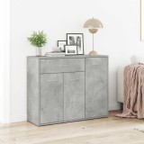 Cumpara ieftin Dulap, gri beton, 88 x 30 x 70 cm, lemn prelucrat