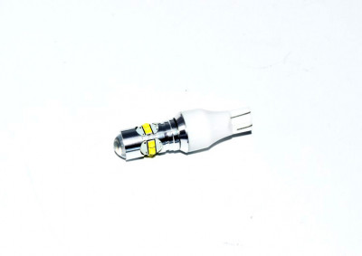 Bec LED T15 CREE 12-24V Canbus 398lumen 50W Lumina: Alba Cod: H-4047 Automotive TrustedCars foto