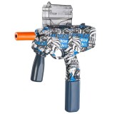 Mitraliera de jucarie electrica flippy cu bile de hidrogen de gel, gun bluster, tragere in rafala, varsta peste 6 ani, ochelari de protectie, 5000 de