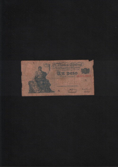 Argentina 1 peso 1947 seria23461990