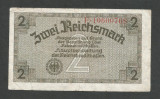 GERMANIA NAZISTA 2 MARCI REICHSMARK 1940 [11] P- 137b , 8 cifre , Litera F