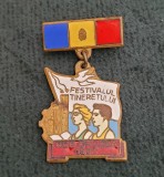 Insigna Festivalul Tineretului Regiunea Oradea 1952