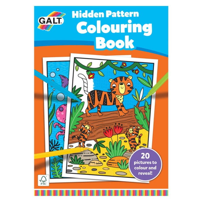 Carte de colorat - Modele ascunse PlayLearn Toys