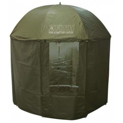 Shelter/umbrela cu pereti laterali Zfish Royal Full Cover 2.5 m, inchidere completa, cuie ancorare, husa transport foto