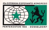 FILATELIE TEMATICA - CARTE POSTALA GERMANIA ESPERANTO CONGRESS
