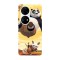 Husa compatibila cu Huawei P50 model Kung Fu Panda training, Silicon, TPU, Viceversa