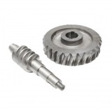 Set pinion cu ax melcat pentru troliu Tractor Forestier