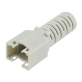 Protector pentru conector UTP, RJ45, plastic, gri, 503248