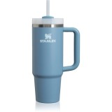 Stanley Quencher H2.O FlowState&trade; Tumbler pahar din oțel inoxidabil cu pai medium Indigo 890 ml