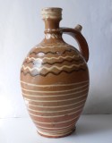 Ulcior decorativ, ceramica romaneasca, inaltime 26 cm.